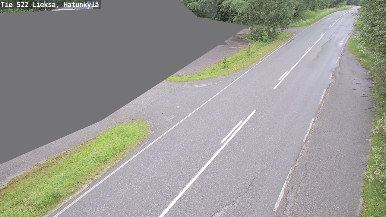 Weather Camera Image Road 522 Lieksa, Hatunkylä, Lieksa, Pohjois-Karjala