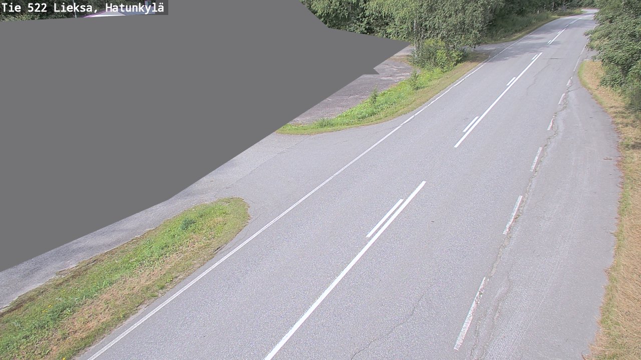 Weather Camera Image Väg 522 Lieksa, Hatunkylä, Lieksa, Pohjois-Karjala