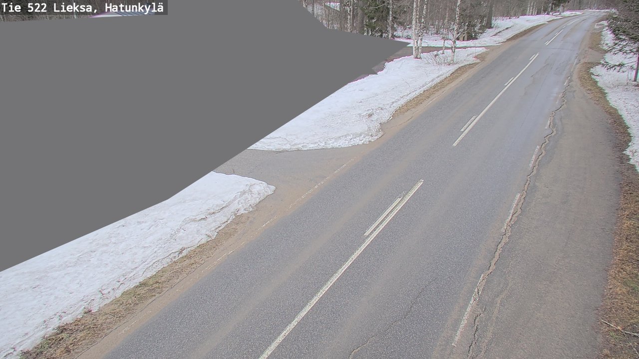 Weather Camera Image Road 522 Lieksa, Hatunkylä, Lieksa, Pohjois-Karjala