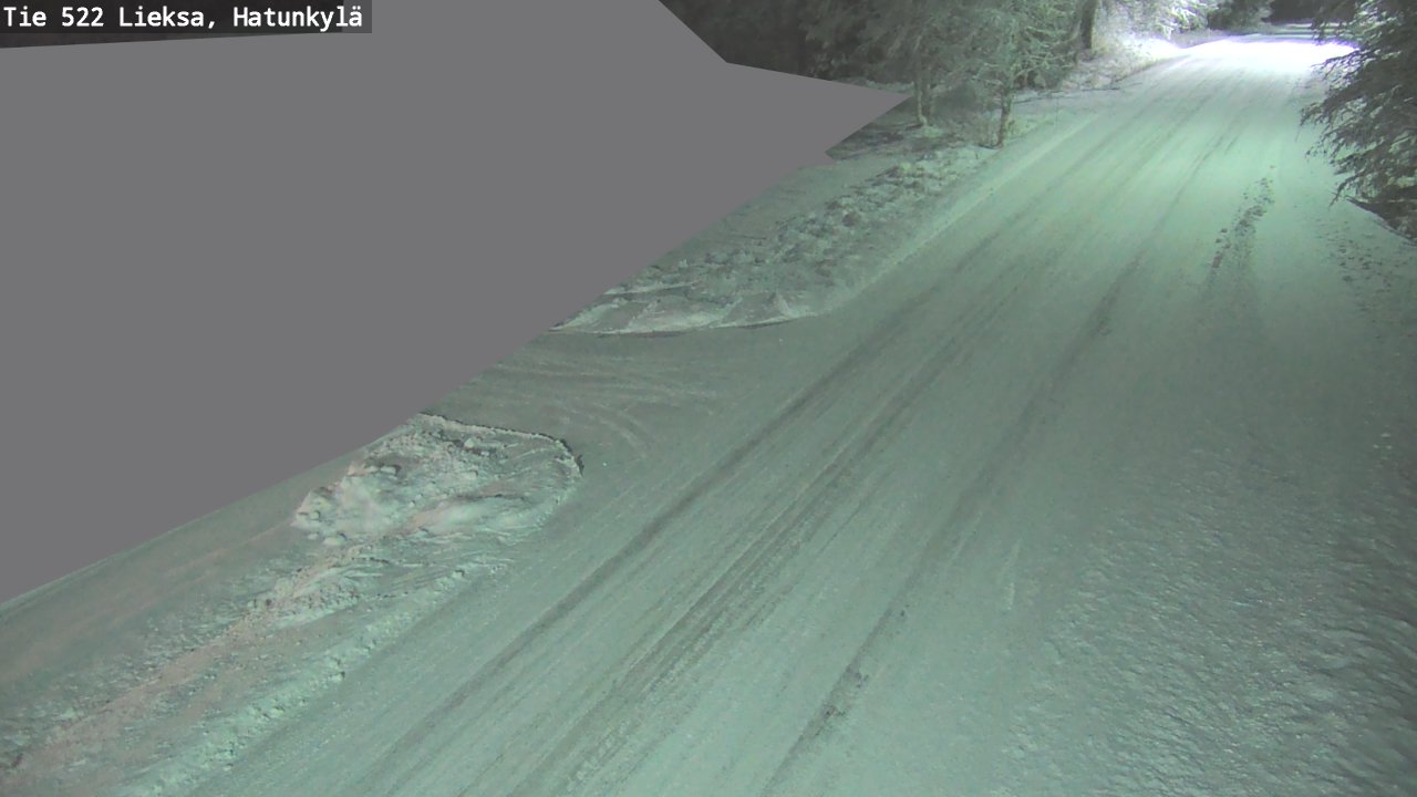 Weather Camera Image Väg 522 Lieksa, Hatunkylä, Lieksa, Pohjois-Karjala