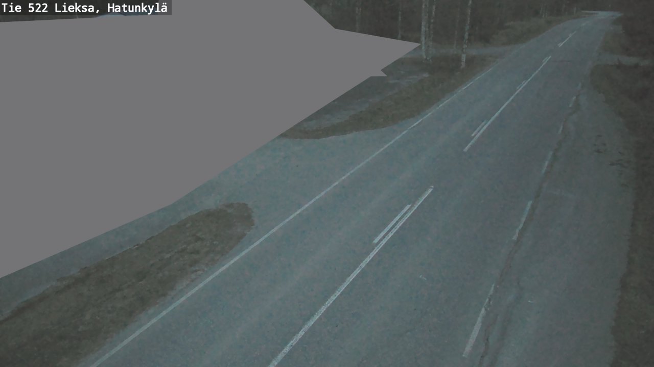 Weather Camera Image Väg 522 Lieksa, Hatunkylä, Lieksa, Pohjois-Karjala