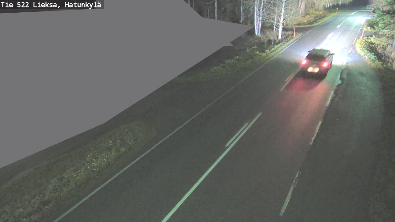 Kelikamerat Kuva Tie 522 Lieksa, Hatunkylä, Lieksa, Pohjois-Karjala