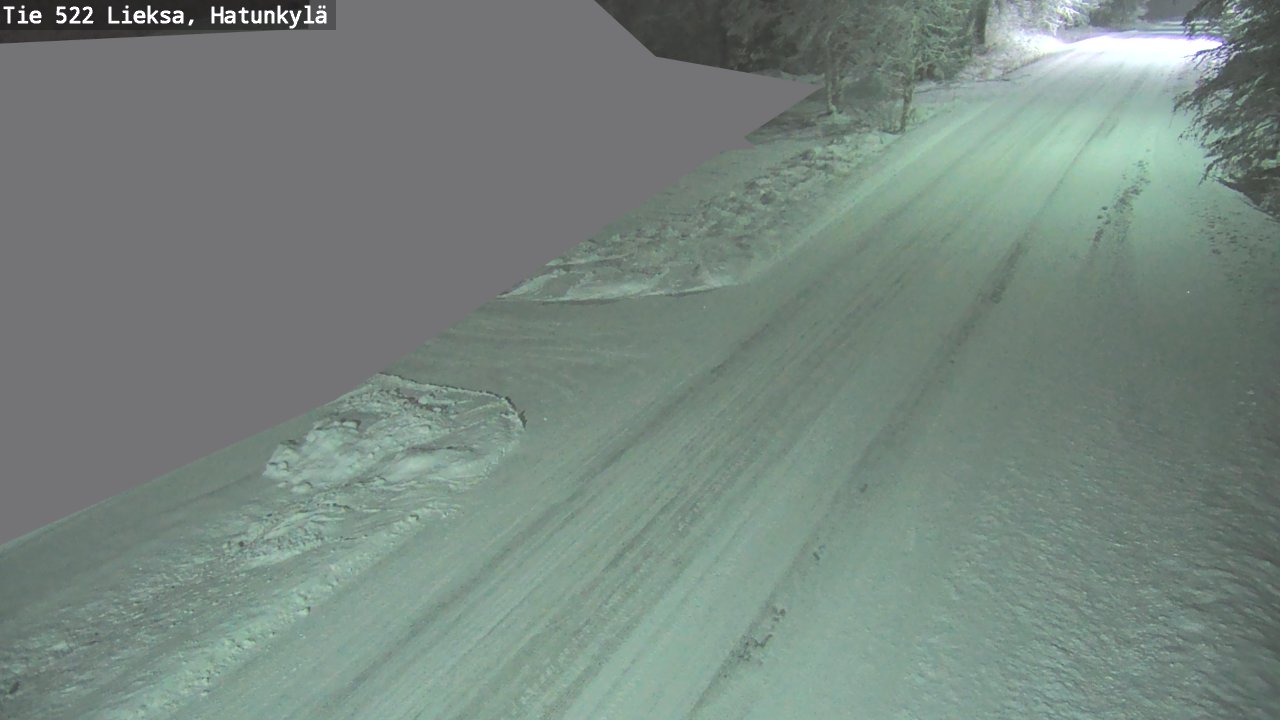 Weather Camera Image Väg 522 Lieksa, Hatunkylä, Lieksa, Pohjois-Karjala