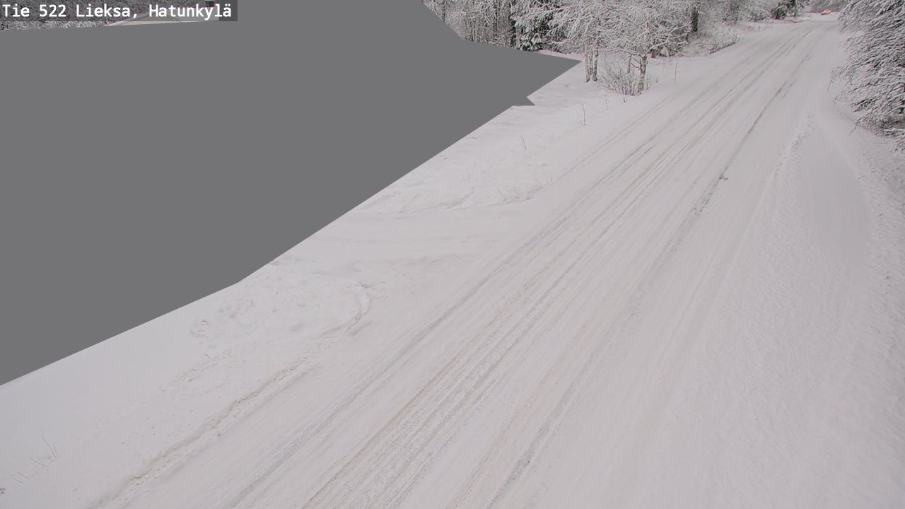 Weather Camera Image Väg 522 Lieksa, Hatunkylä, Lieksa, Pohjois-Karjala