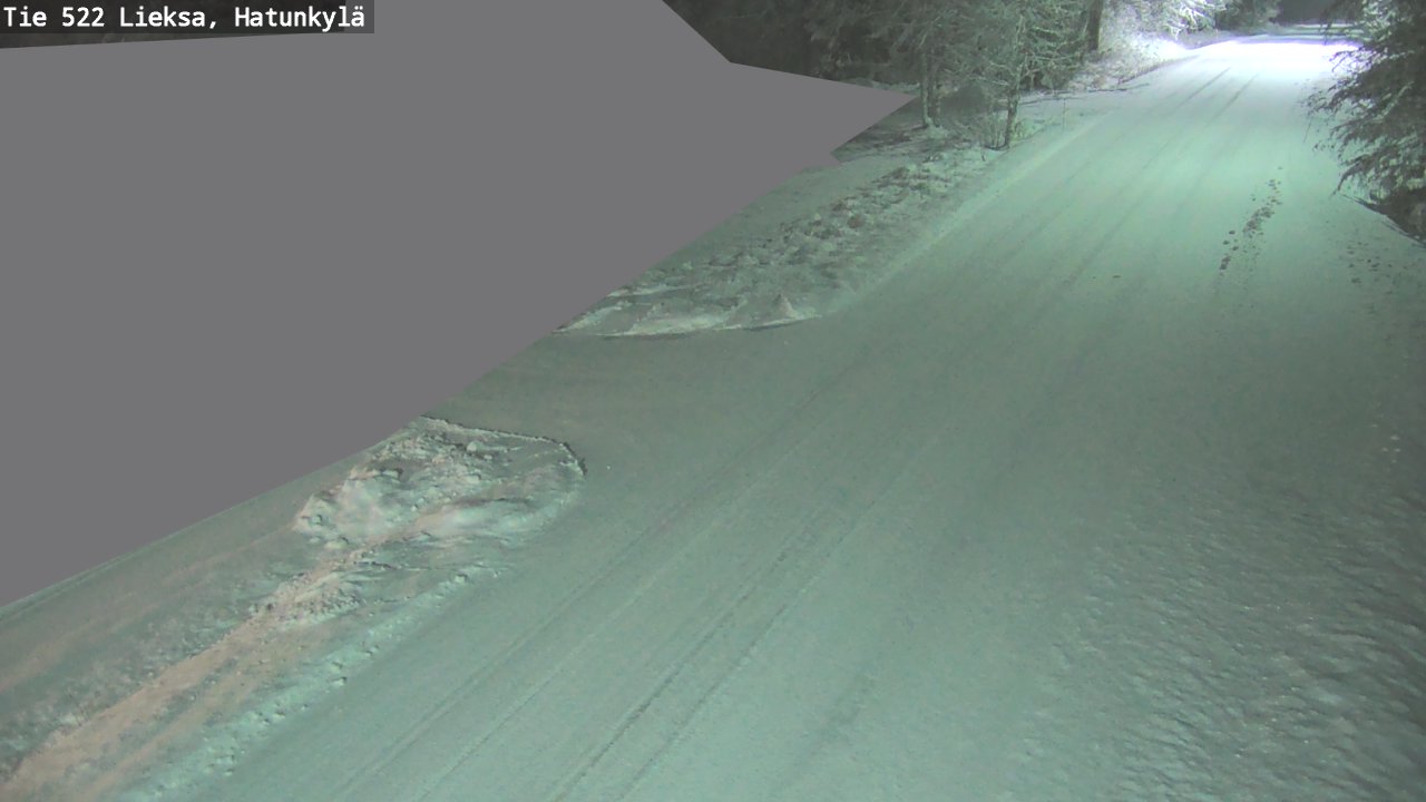 Weather Camera Image Väg 522 Lieksa, Hatunkylä, Lieksa, Pohjois-Karjala