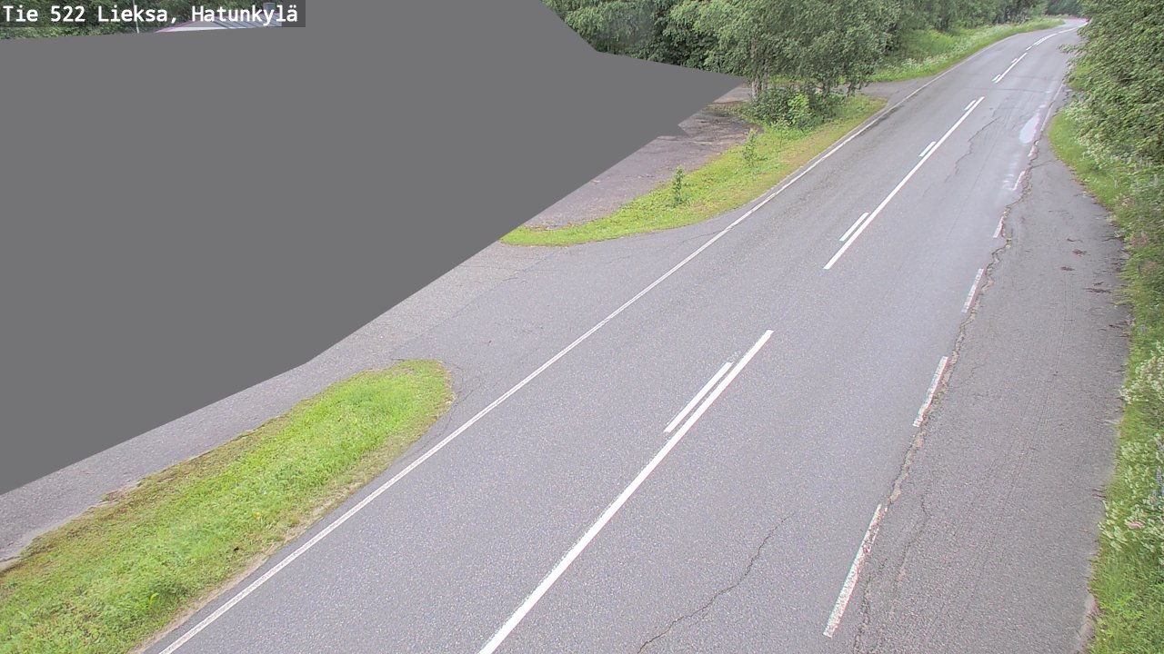 Weather Camera Image Väg 522 Lieksa, Hatunkylä, Lieksa, Pohjois-Karjala