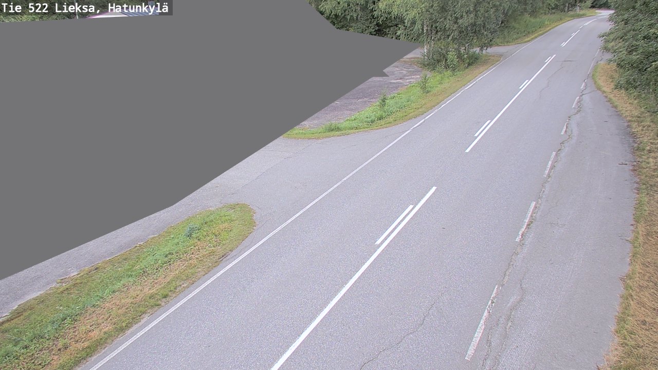Weather Camera Image Road 522 Lieksa, Hatunkylä, Lieksa, Pohjois-Karjala
