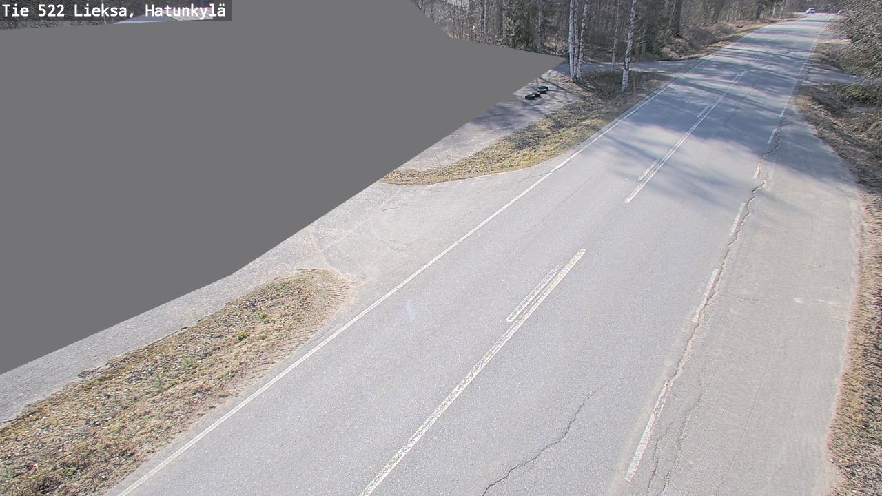 Weather Camera Image Väg 522 Lieksa, Hatunkylä, Lieksa, Pohjois-Karjala
