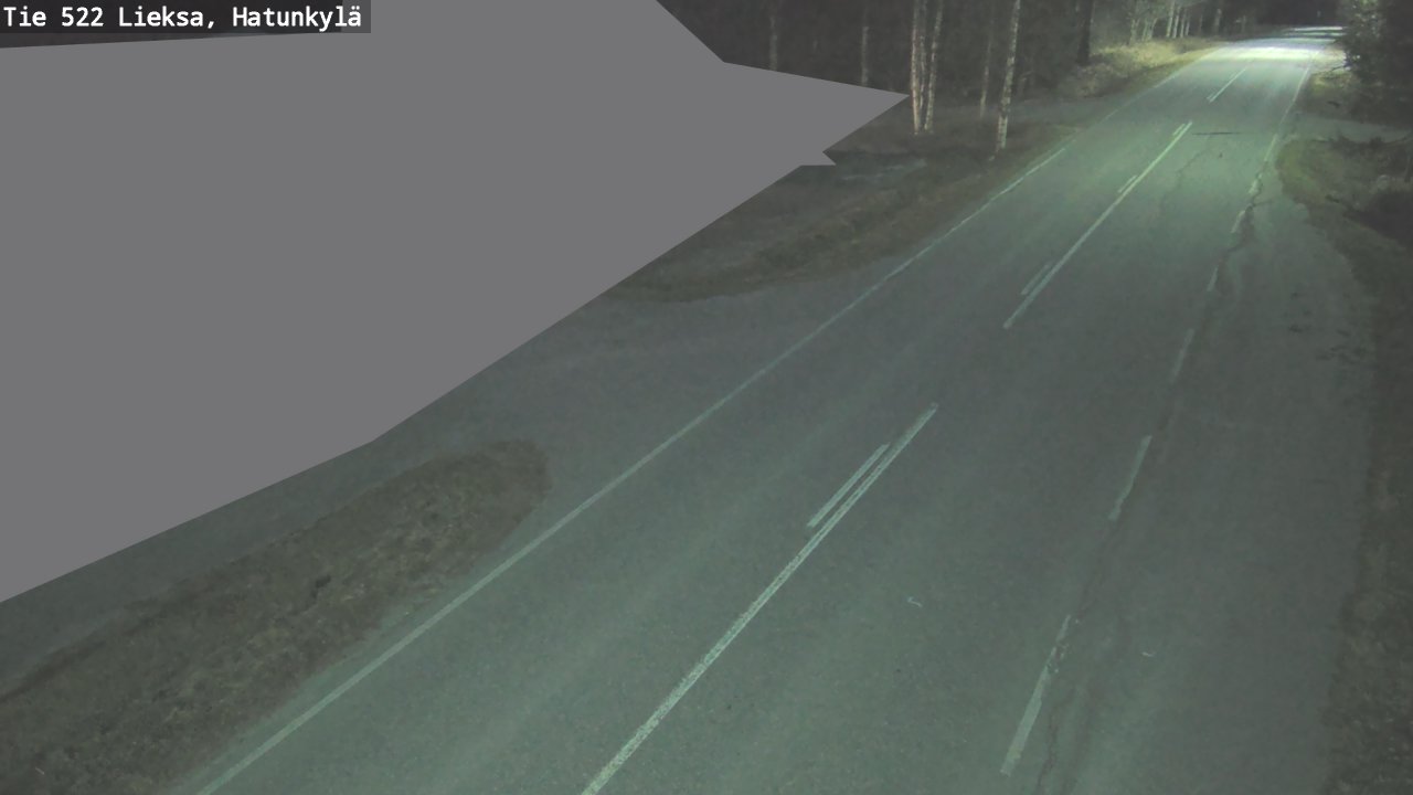Weather Camera Image Väg 522 Lieksa, Hatunkylä, Lieksa, Pohjois-Karjala