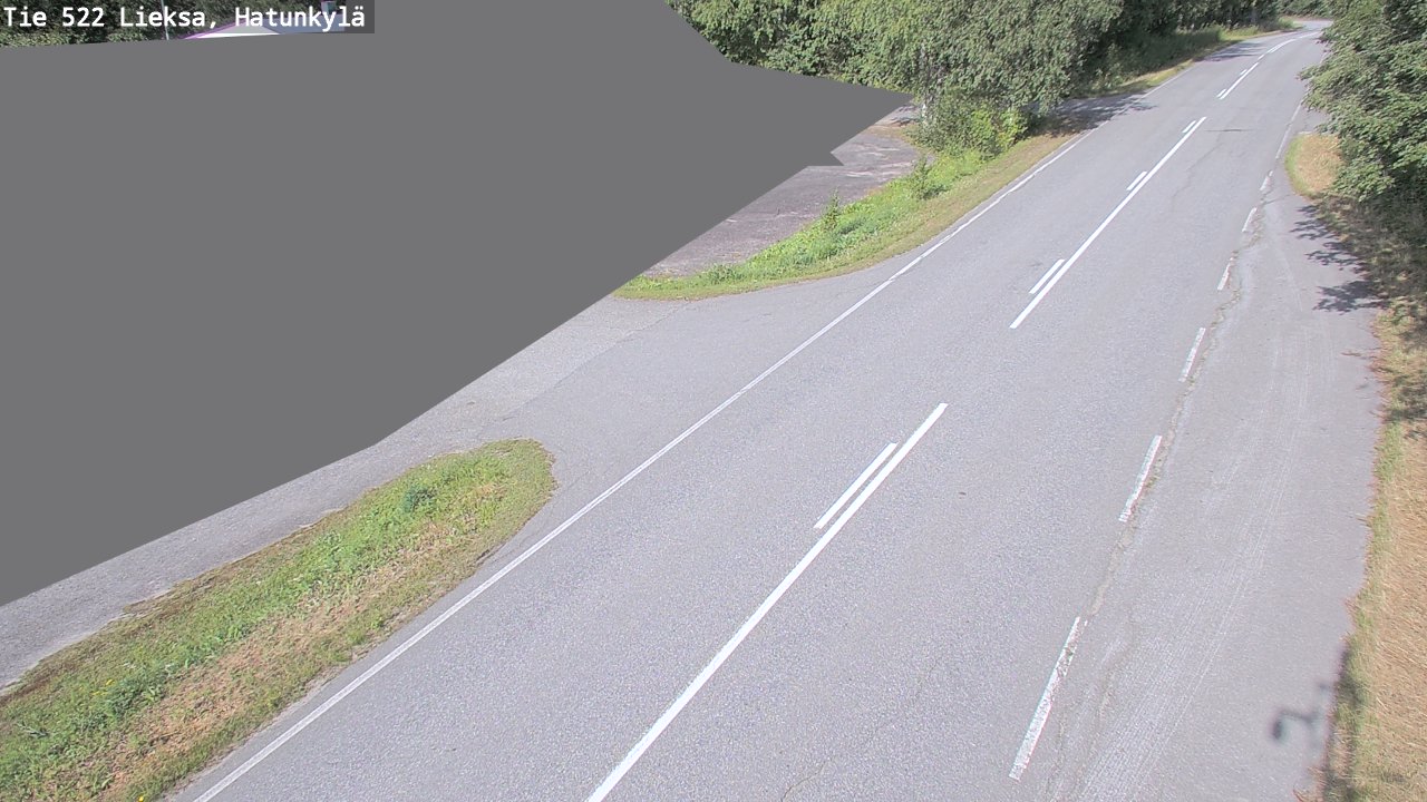 Weather Camera Image Väg 522 Lieksa, Hatunkylä, Lieksa, Pohjois-Karjala