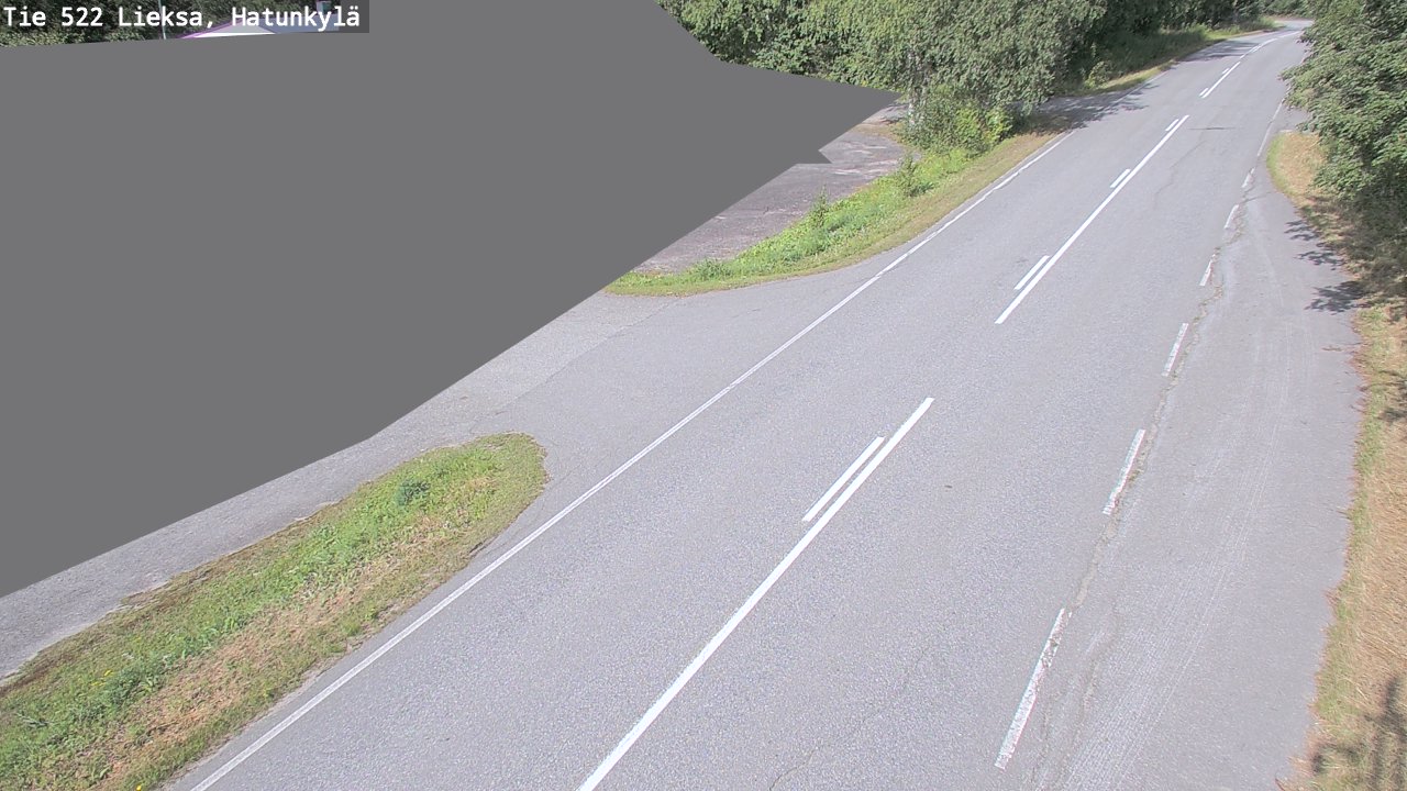 Weather Camera Image Väg 522 Lieksa, Hatunkylä, Lieksa, Pohjois-Karjala
