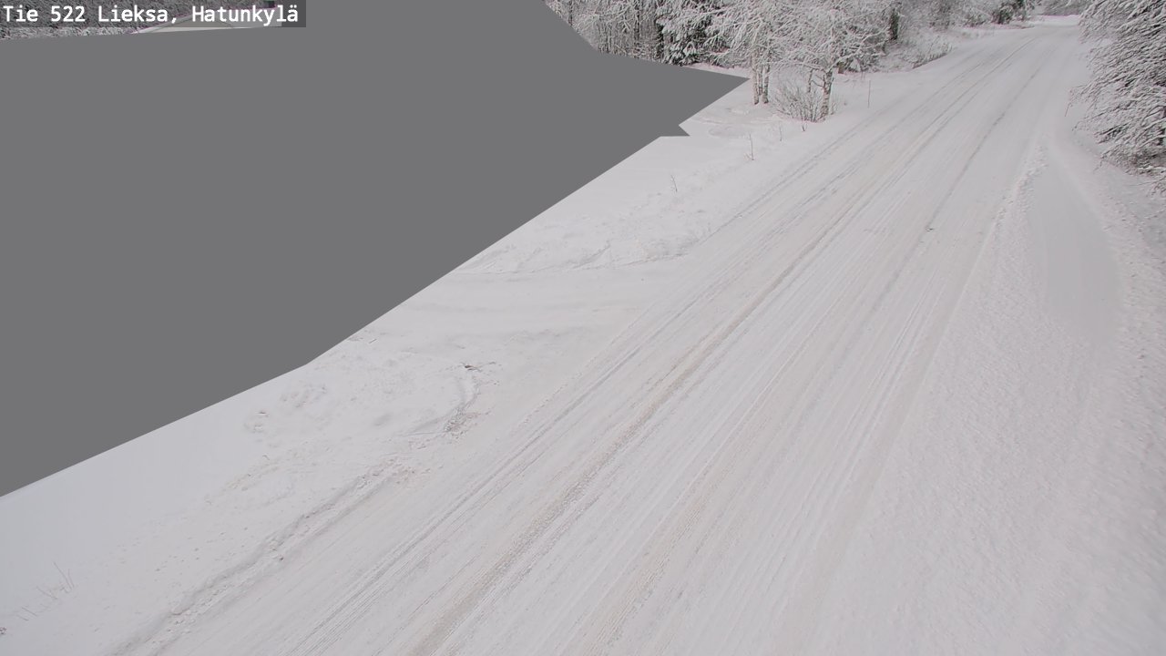 Weather Camera Image Väg 522 Lieksa, Hatunkylä, Lieksa, Pohjois-Karjala