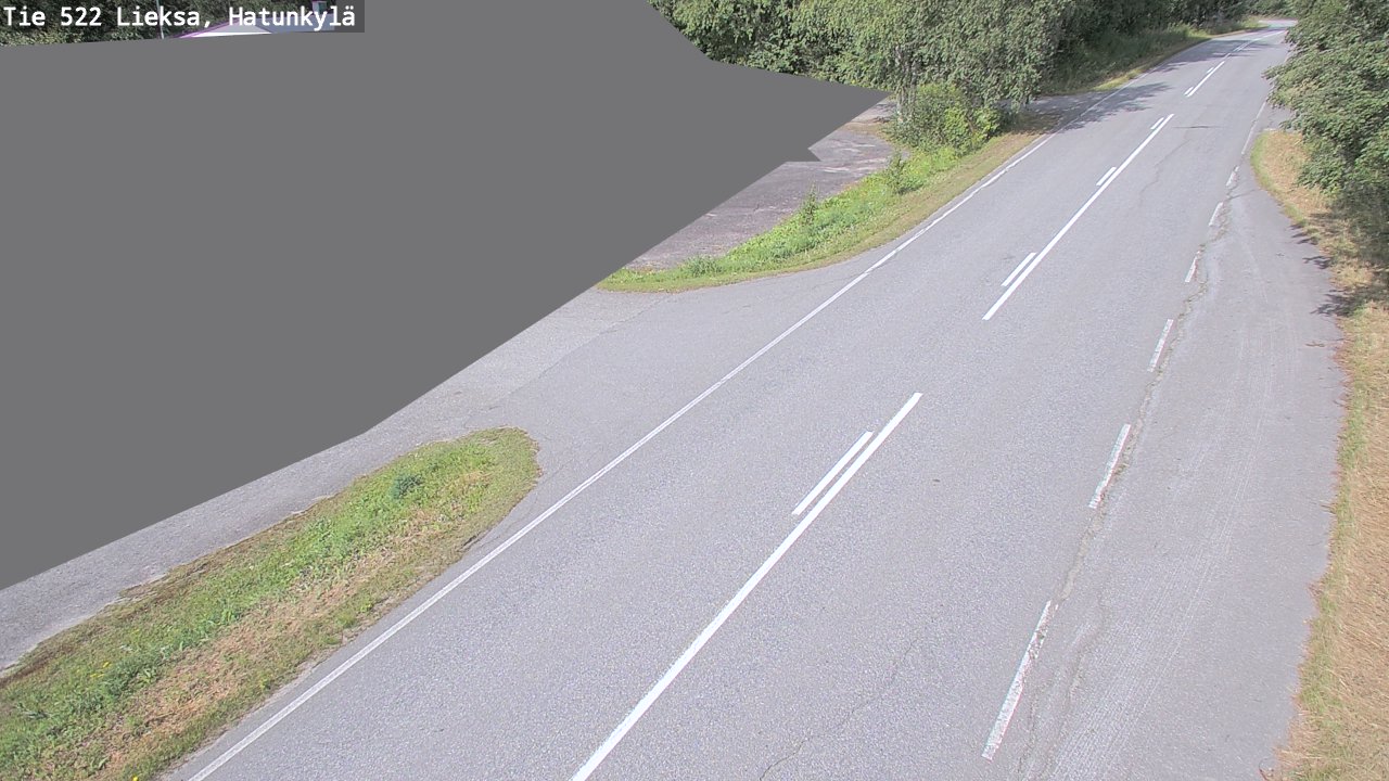 Weather Camera Image Väg 522 Lieksa, Hatunkylä, Lieksa, Pohjois-Karjala