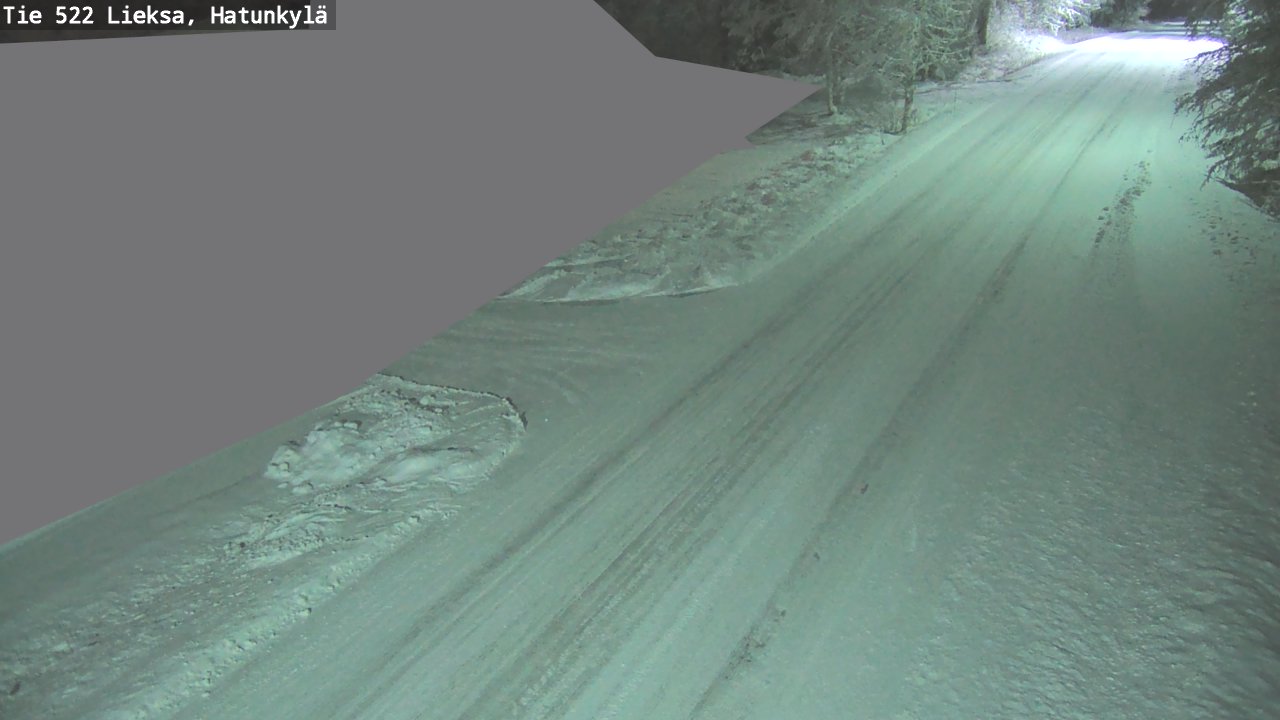 Weather Camera Image Väg 522 Lieksa, Hatunkylä, Lieksa, Pohjois-Karjala