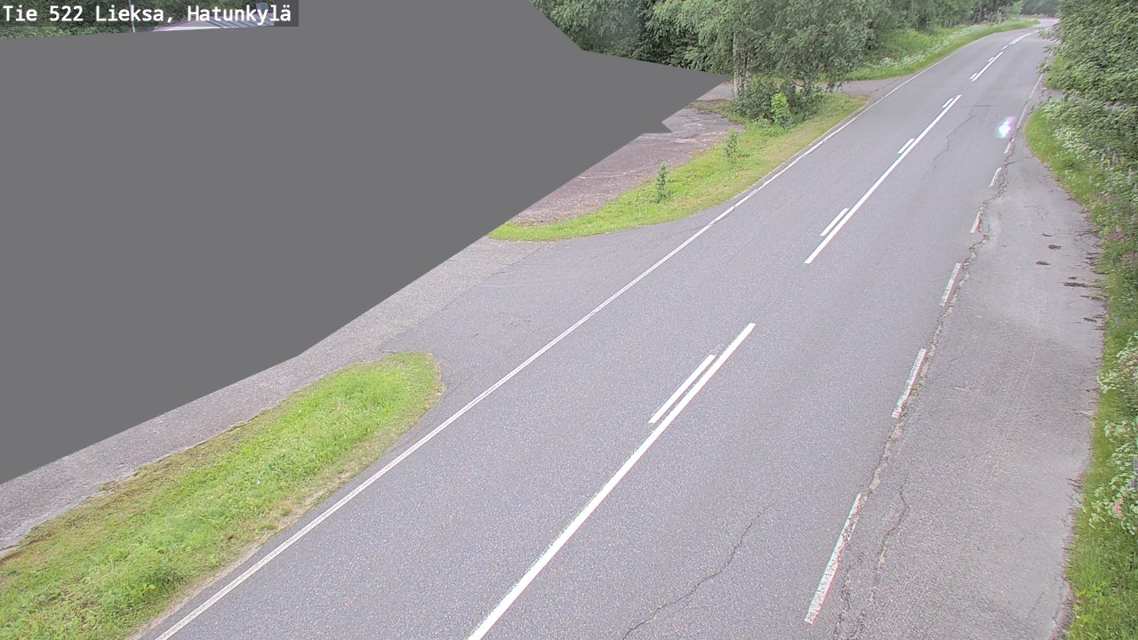 Weather Camera Image Road 522 Lieksa, Hatunkylä, Lieksa, Pohjois-Karjala