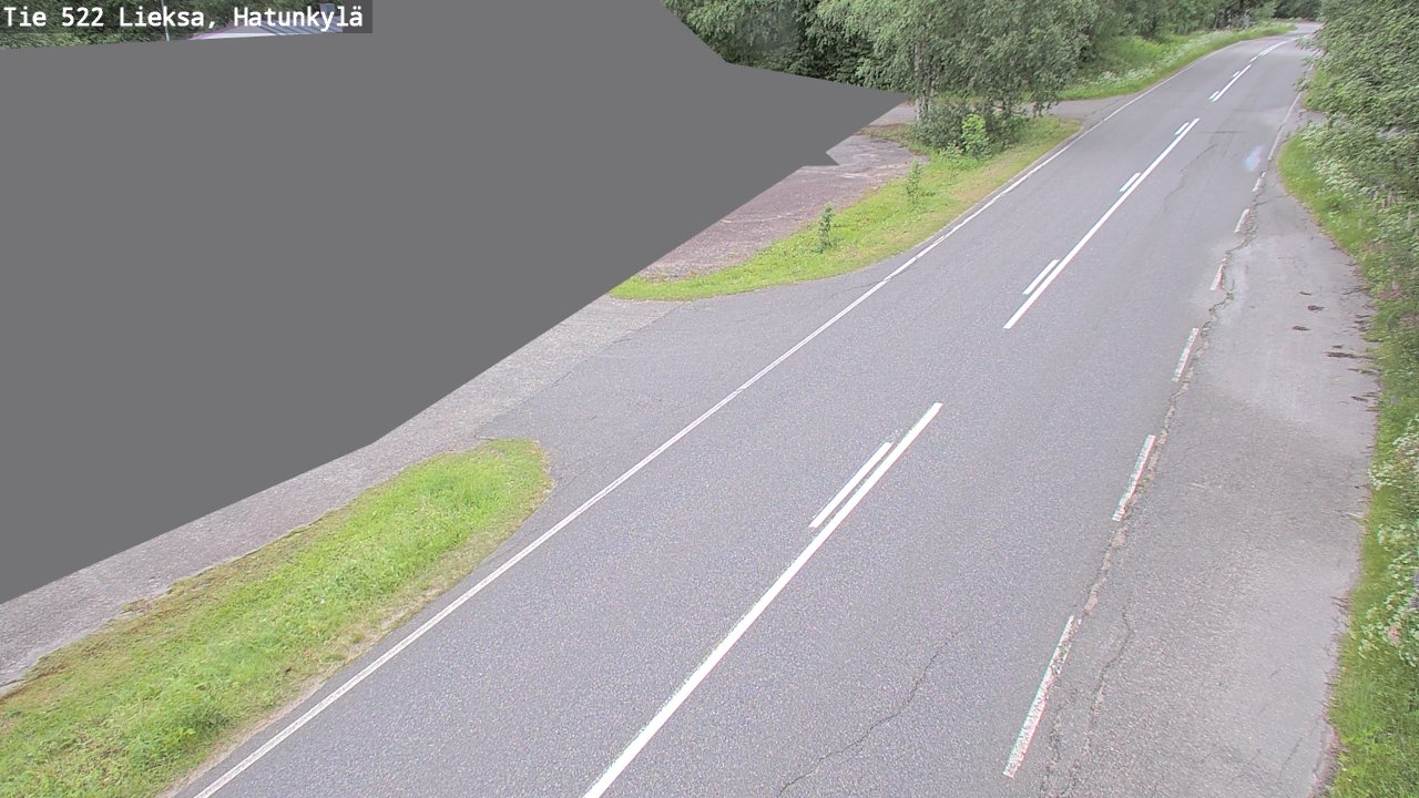 Weather Camera Image Road 522 Lieksa, Hatunkylä, Lieksa, Pohjois-Karjala