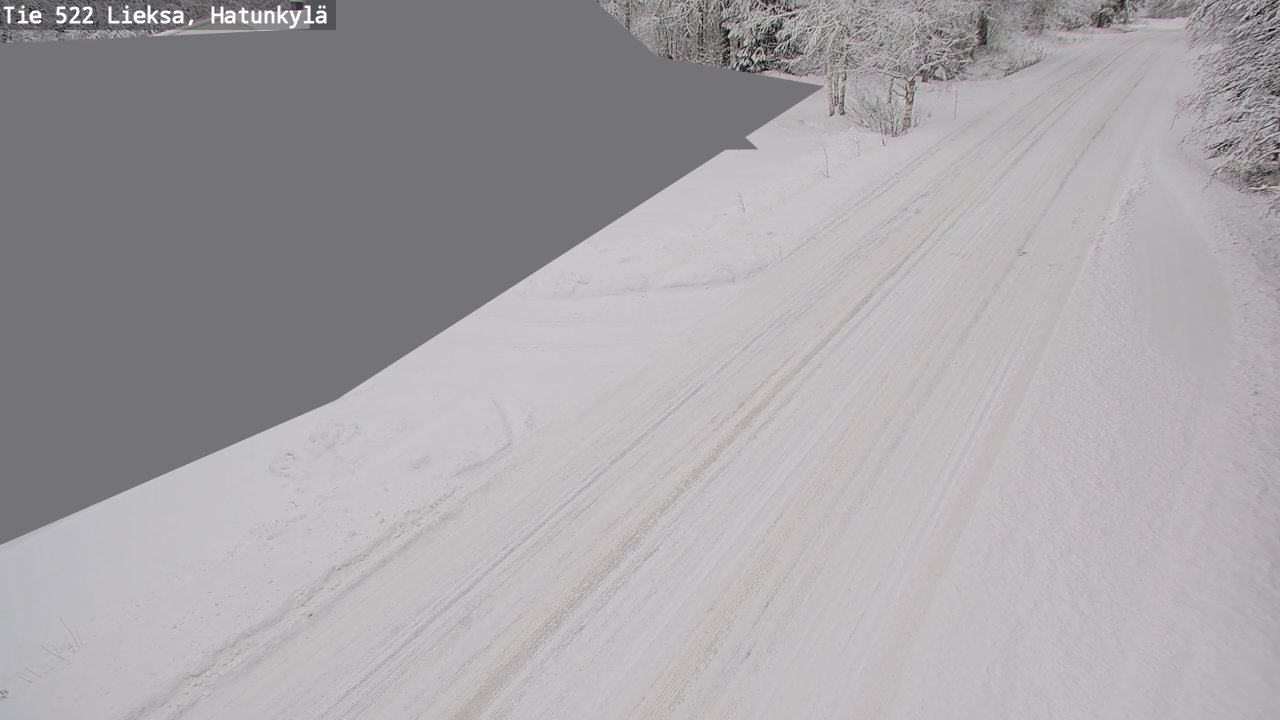 Weather Camera Image Väg 522 Lieksa, Hatunkylä, Lieksa, Pohjois-Karjala