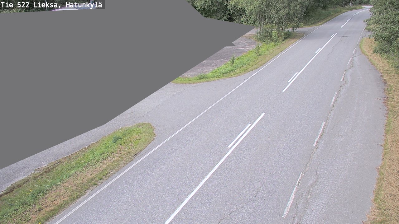 Weather Camera Image Väg 522 Lieksa, Hatunkylä, Lieksa, Pohjois-Karjala