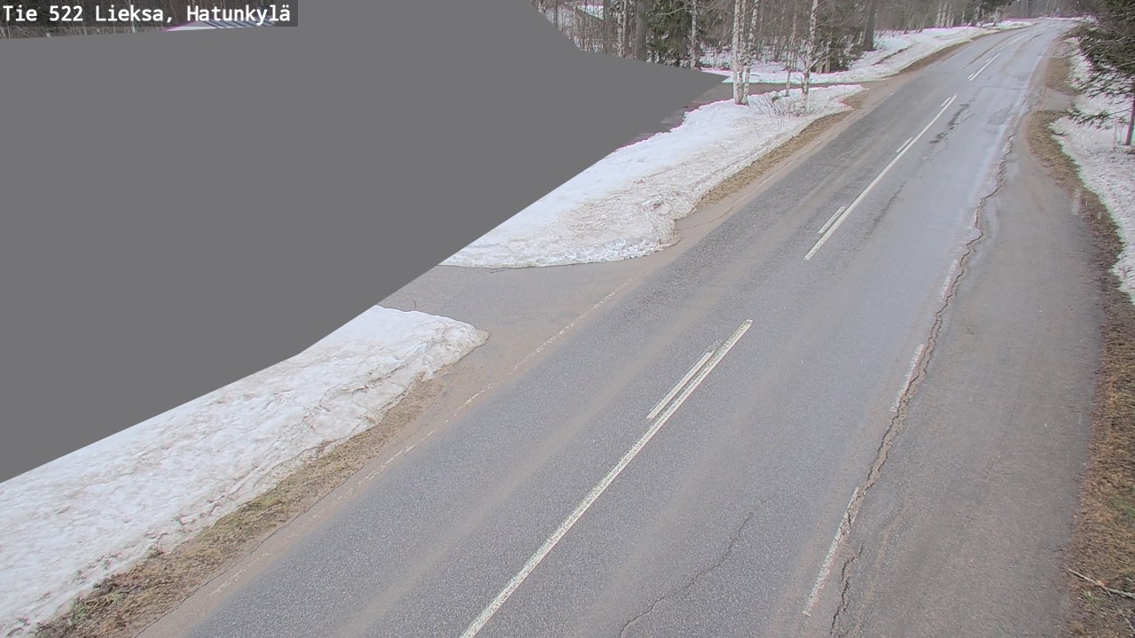 Weather Camera Image Väg 522 Lieksa, Hatunkylä, Lieksa, Pohjois-Karjala
