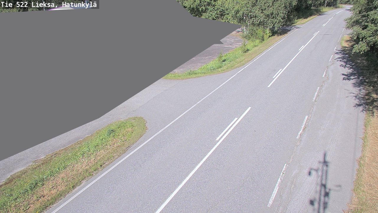 Weather Camera Image Väg 522 Lieksa, Hatunkylä, Lieksa, Pohjois-Karjala