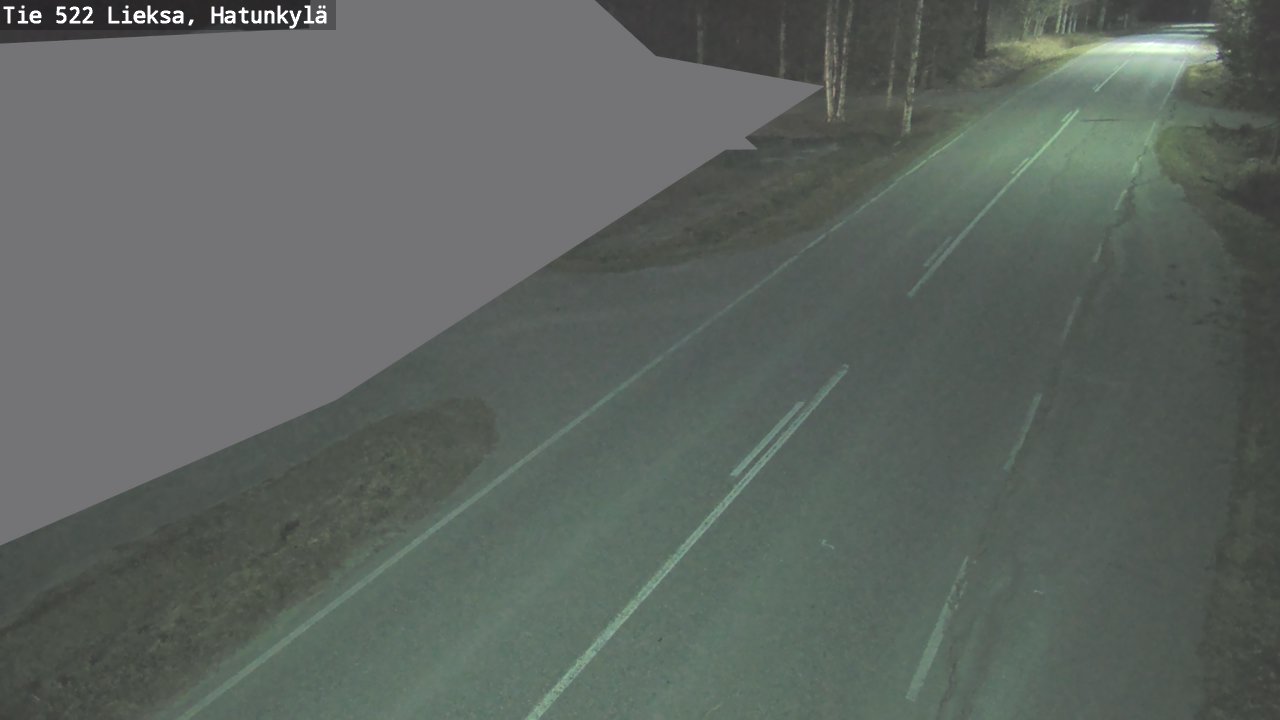 Weather Camera Image Väg 522 Lieksa, Hatunkylä, Lieksa, Pohjois-Karjala