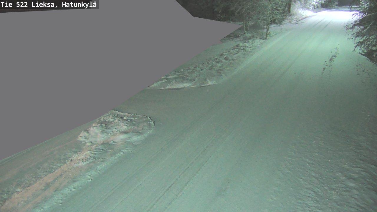 Weather Camera Image Väg 522 Lieksa, Hatunkylä, Lieksa, Pohjois-Karjala