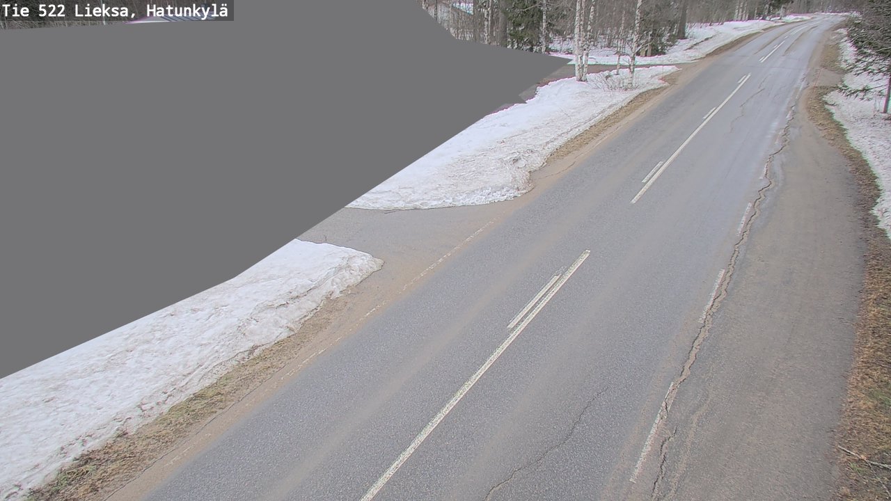 Weather Camera Image Väg 522 Lieksa, Hatunkylä, Lieksa, Pohjois-Karjala