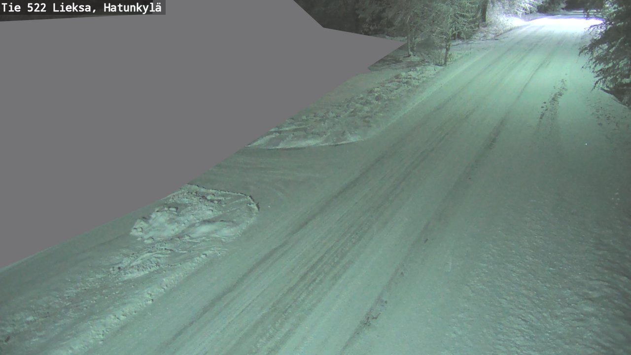 Weather Camera Image Väg 522 Lieksa, Hatunkylä, Lieksa, Pohjois-Karjala
