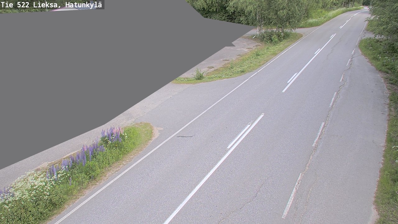 Weather Camera Image Road 522 Lieksa, Hatunkylä, Lieksa, Pohjois-Karjala