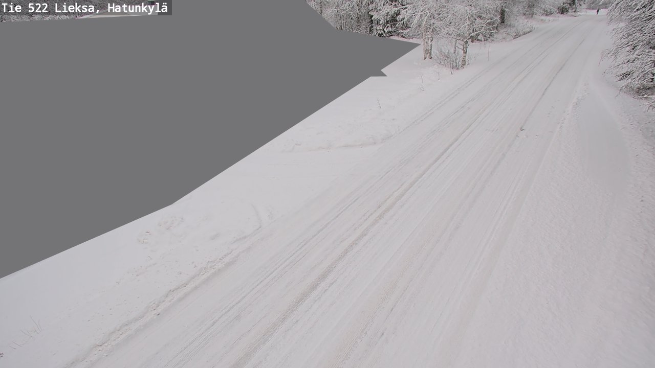 Weather Camera Image Väg 522 Lieksa, Hatunkylä, Lieksa, Pohjois-Karjala