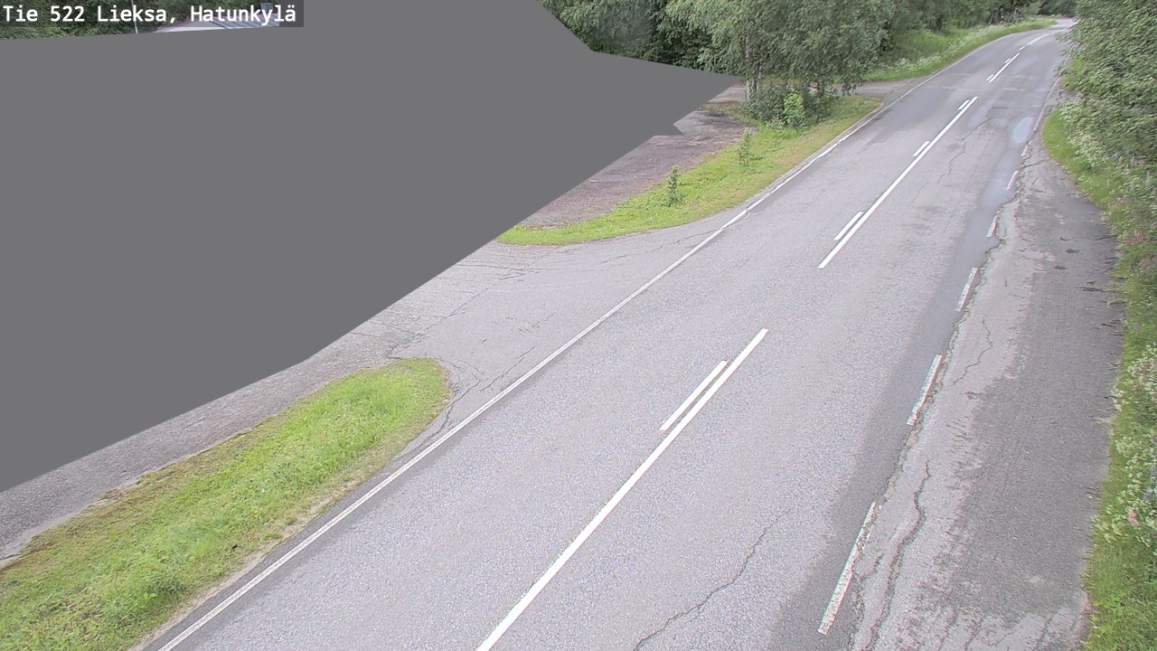 Weather Camera Image Road 522 Lieksa, Hatunkylä, Lieksa, Pohjois-Karjala