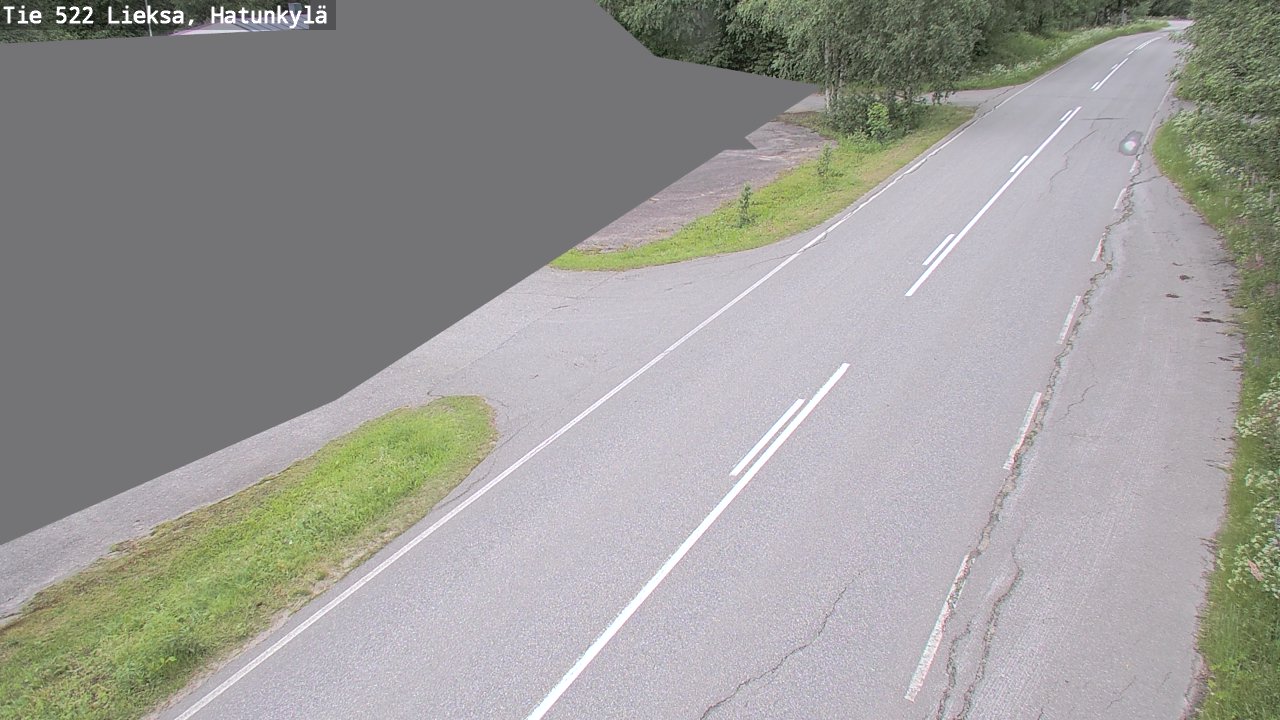 Weather Camera Image Road 522 Lieksa, Hatunkylä, Lieksa, Pohjois-Karjala