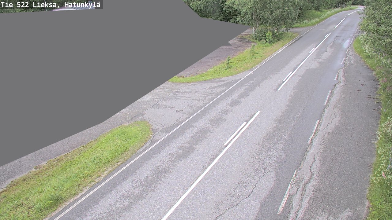 Weather Camera Image Road 522 Lieksa, Hatunkylä, Lieksa, Pohjois-Karjala