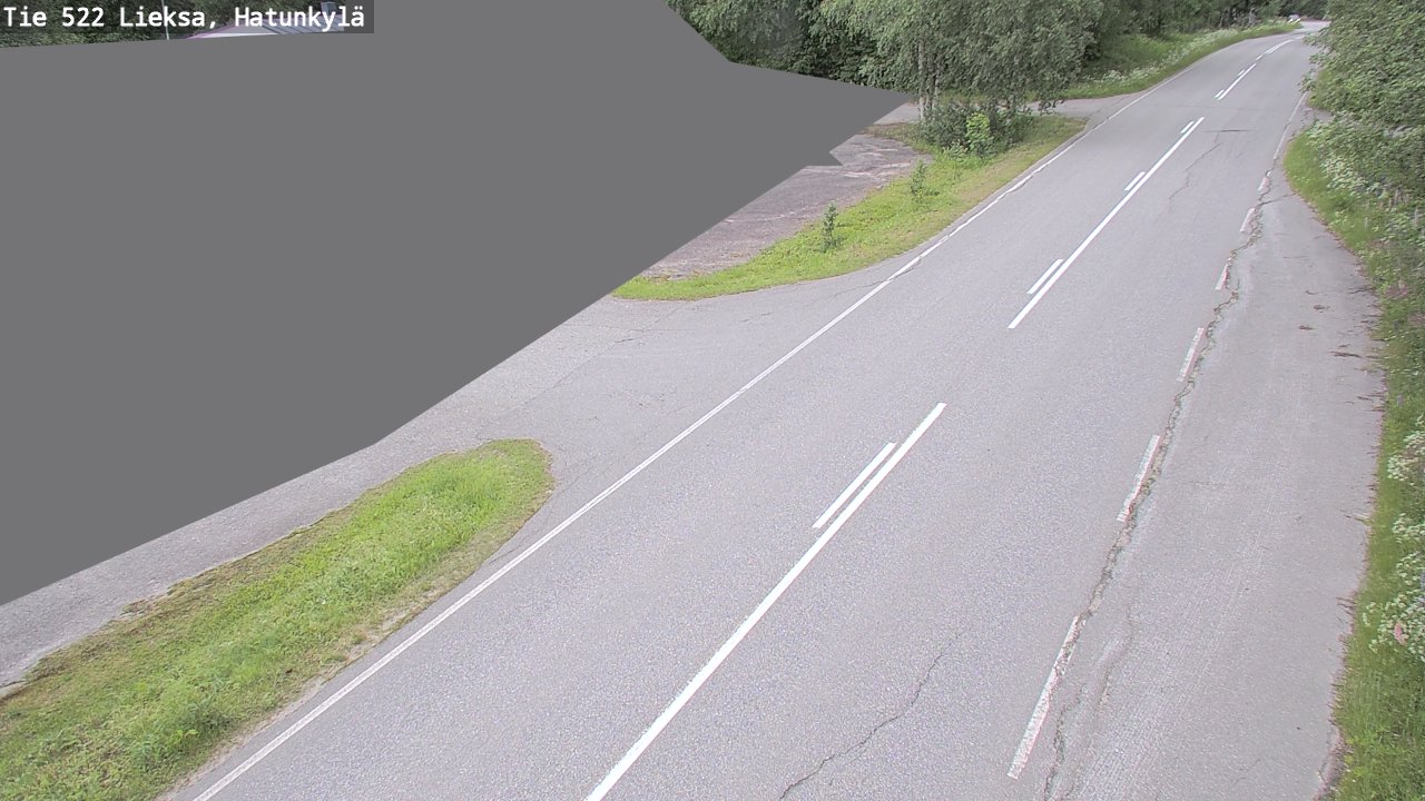 Weather Camera Image Road 522 Lieksa, Hatunkylä, Lieksa, Pohjois-Karjala