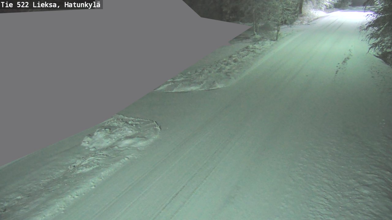 Weather Camera Image Väg 522 Lieksa, Hatunkylä, Lieksa, Pohjois-Karjala