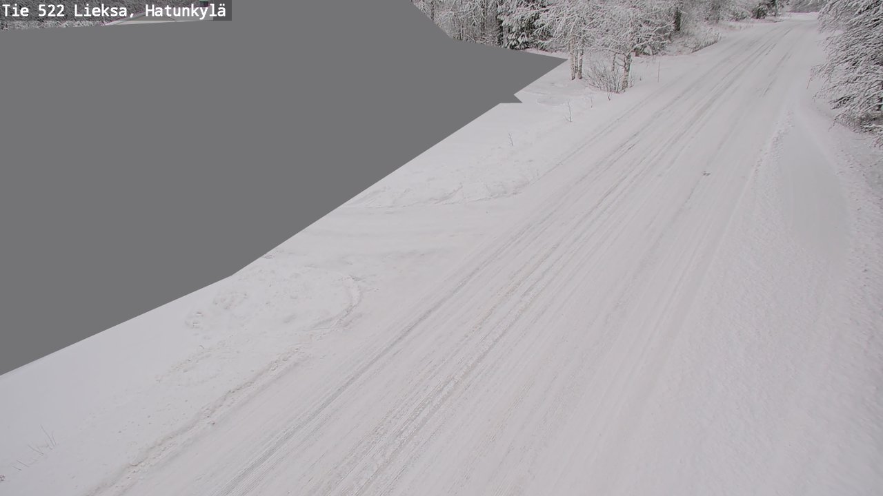 Weather Camera Image Väg 522 Lieksa, Hatunkylä, Lieksa, Pohjois-Karjala