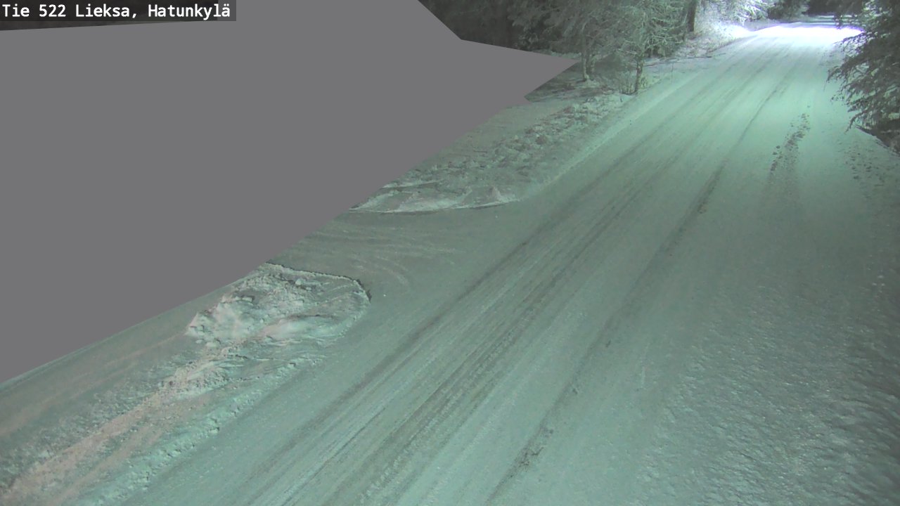 Weather Camera Image Väg 522 Lieksa, Hatunkylä, Lieksa, Pohjois-Karjala