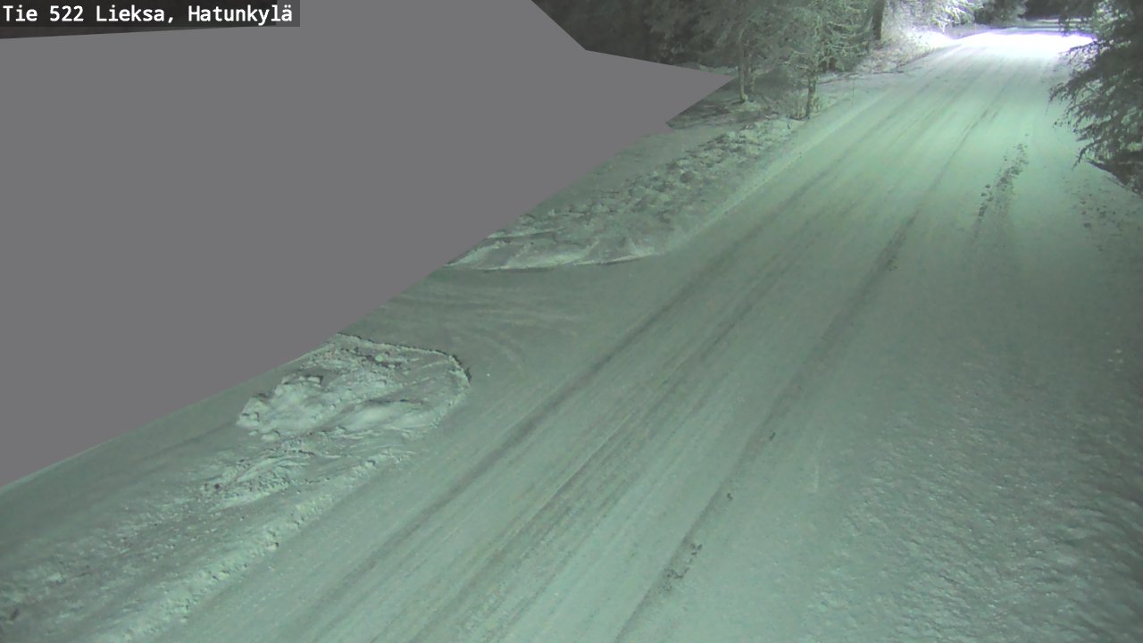 Weather Camera Image Väg 522 Lieksa, Hatunkylä, Lieksa, Pohjois-Karjala
