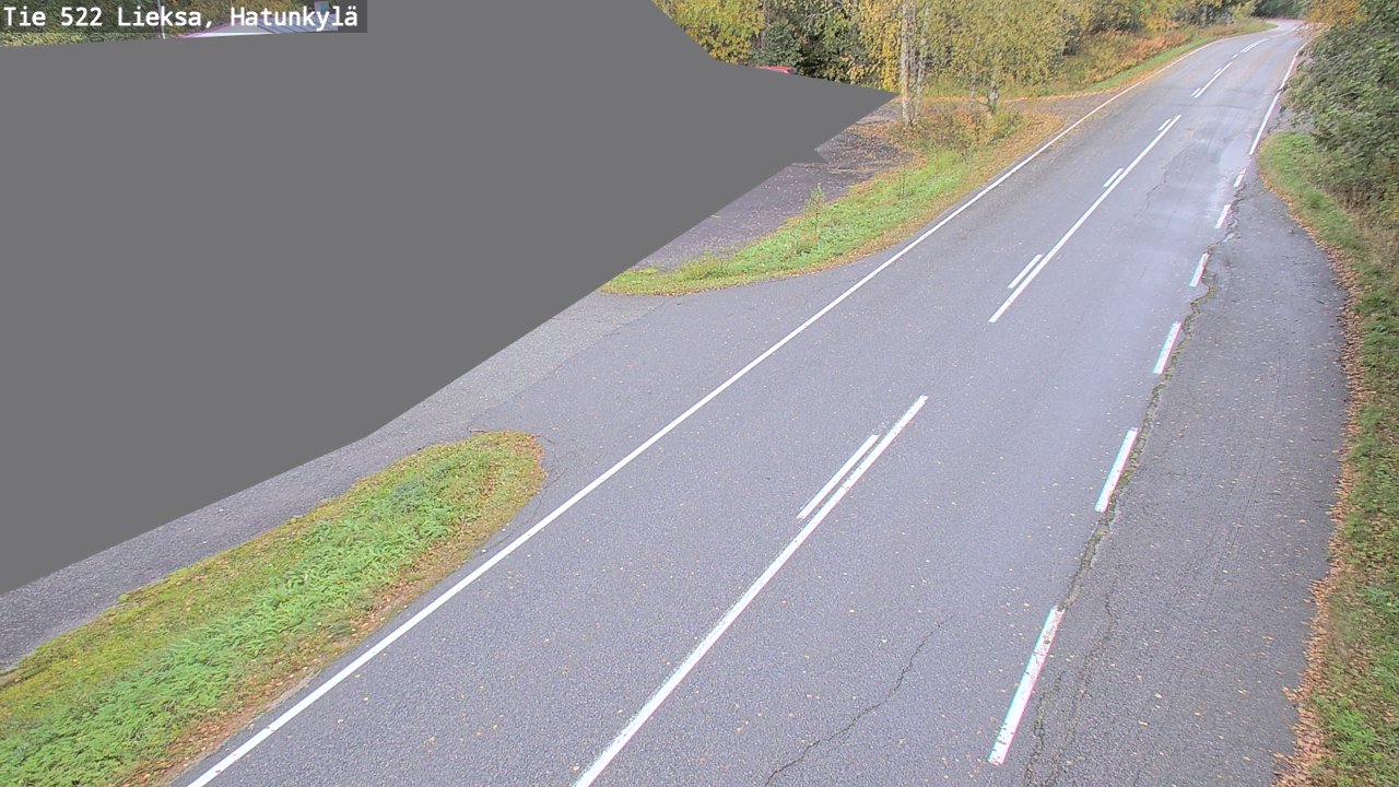 Weather Camera Image Road 522 Lieksa, Hatunkylä, Lieksa, Pohjois-Karjala