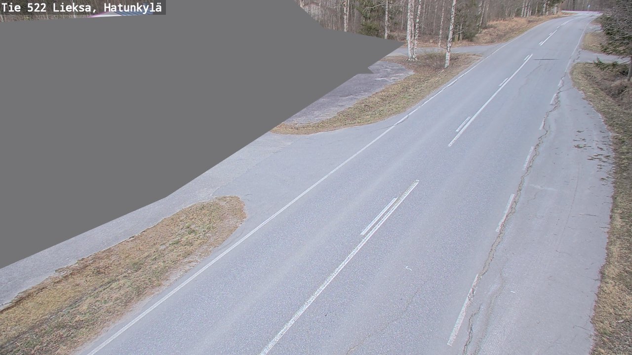 Weather Camera Image Road 522 Lieksa, Hatunkylä, Lieksa, Pohjois-Karjala