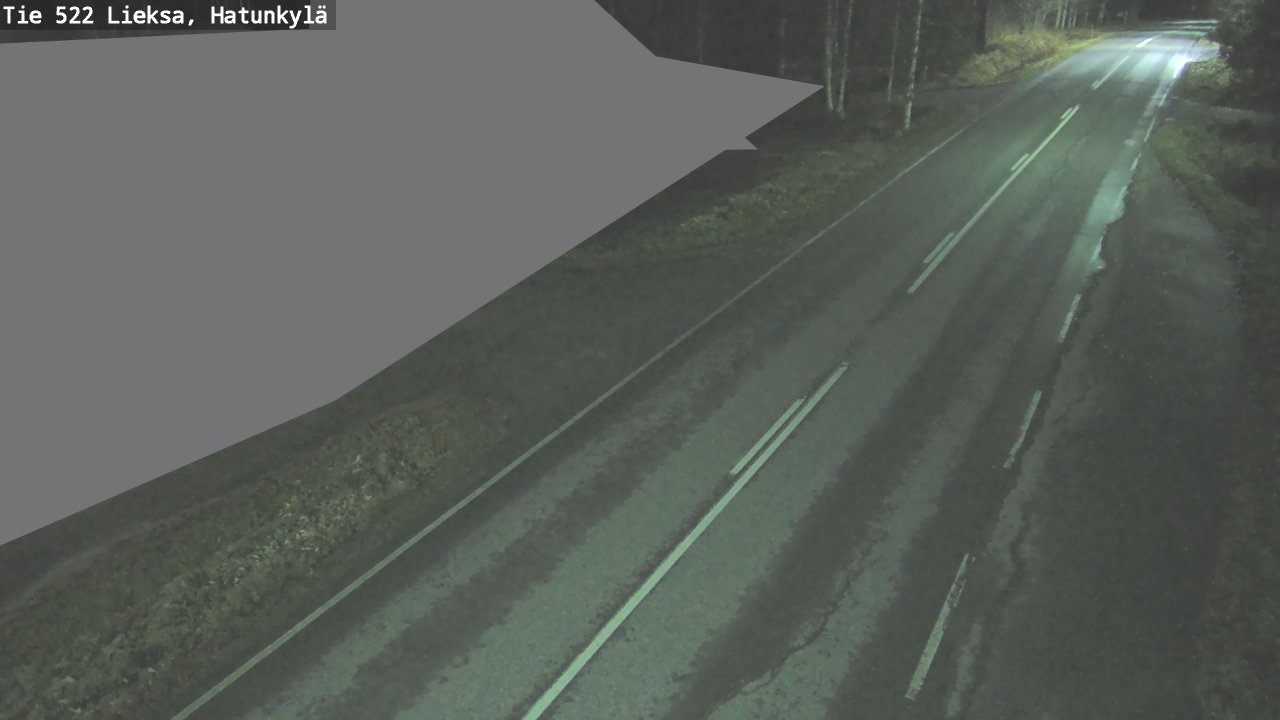 Weather Camera Image Väg 522 Lieksa, Hatunkylä, Lieksa, Pohjois-Karjala