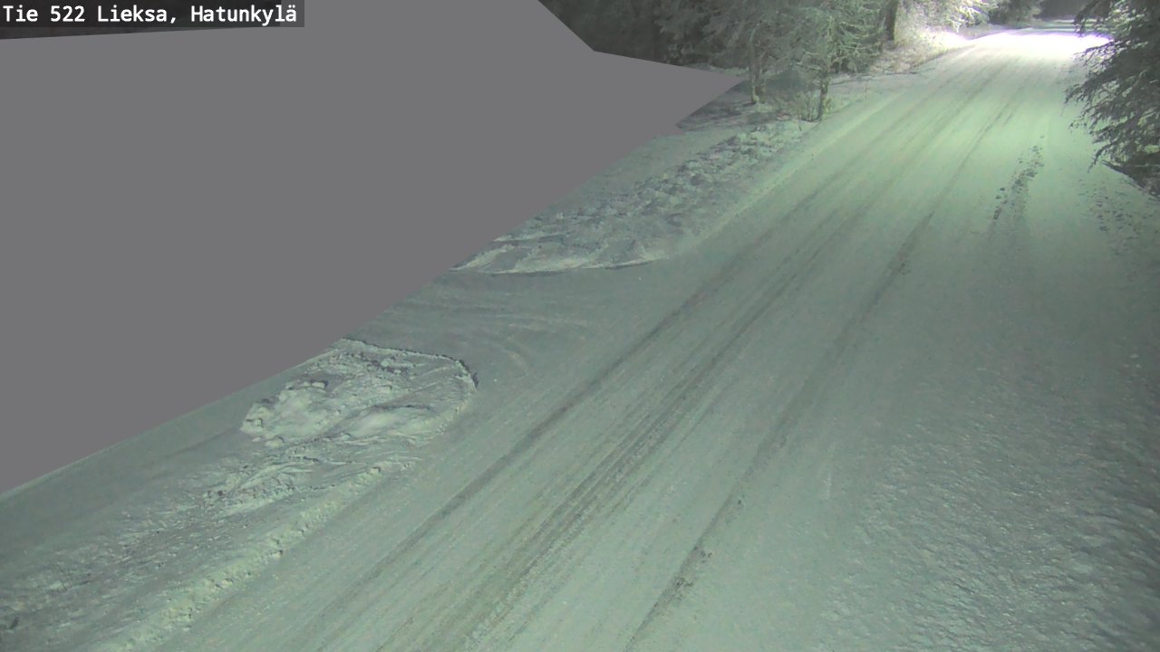 Weather Camera Image Väg 522 Lieksa, Hatunkylä, Lieksa, Pohjois-Karjala