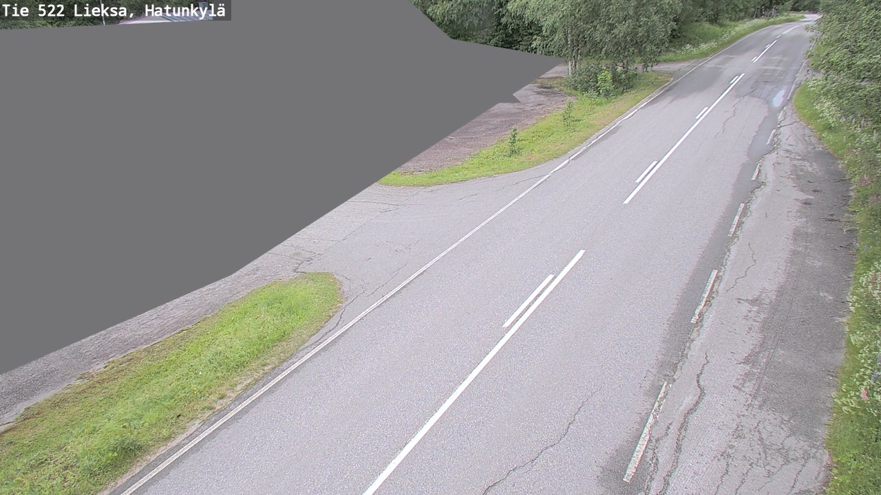 Weather Camera Image Road 522 Lieksa, Hatunkylä, Lieksa, Pohjois-Karjala