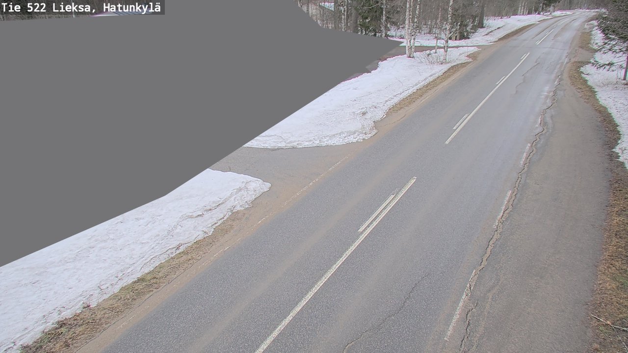 Weather Camera Image Road 522 Lieksa, Hatunkylä, Lieksa, Pohjois-Karjala