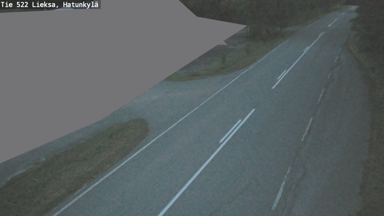 Kelikamerat Kuva Tie 522 Lieksa, Hatunkylä, Lieksa, Pohjois-Karjala