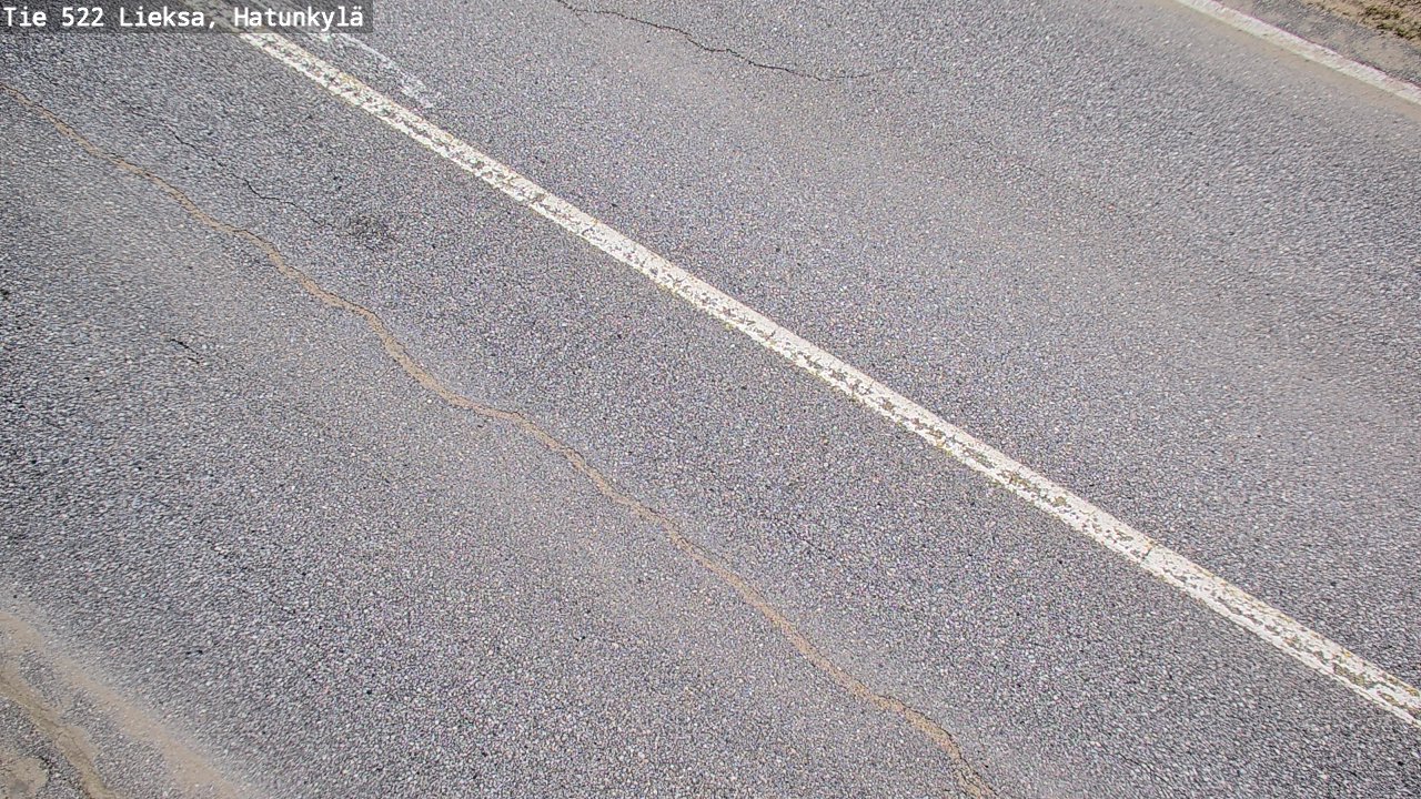 Weather Camera Image Väg 522 Lieksa, Hatunkylä, Lieksa, Pohjois-Karjala
