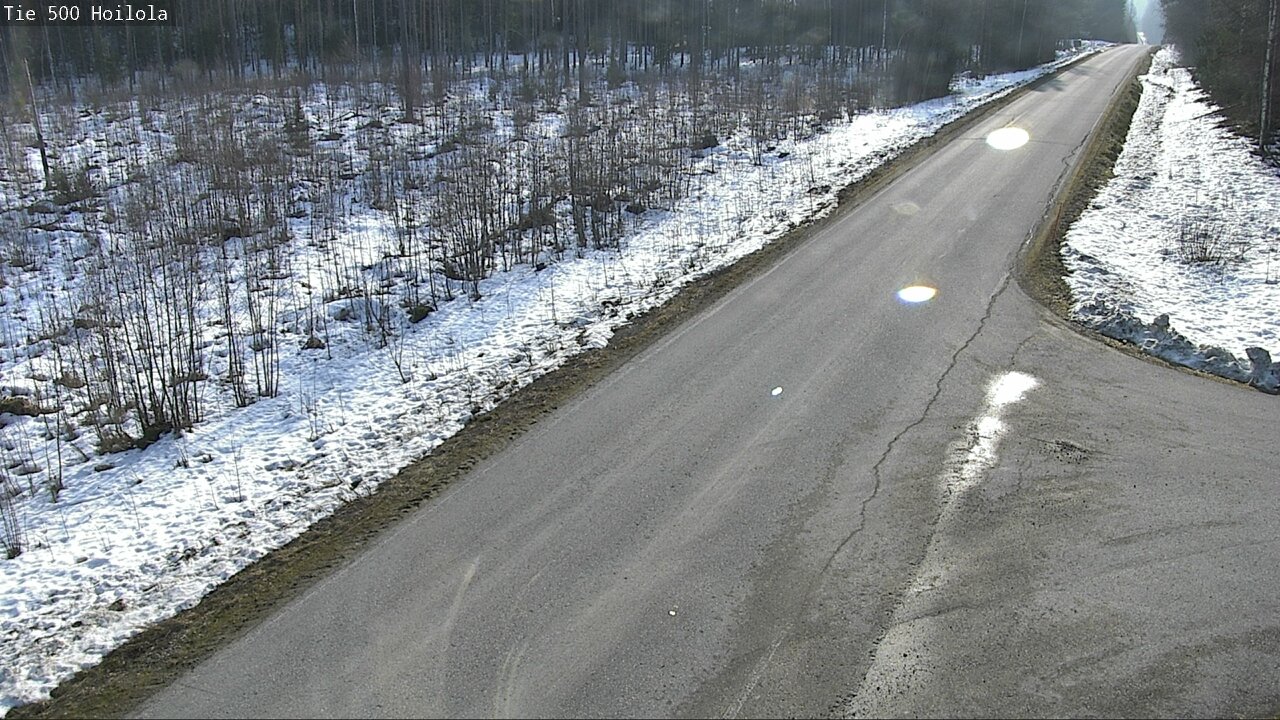 Weather Camera Image Väg 500 Joensuu, Hoilola, Joensuu, Pohjois-Karjala