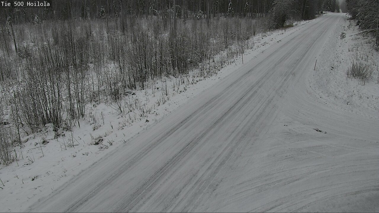Weather Camera Image Väg 500 Joensuu, Hoilola, Joensuu, Pohjois-Karjala