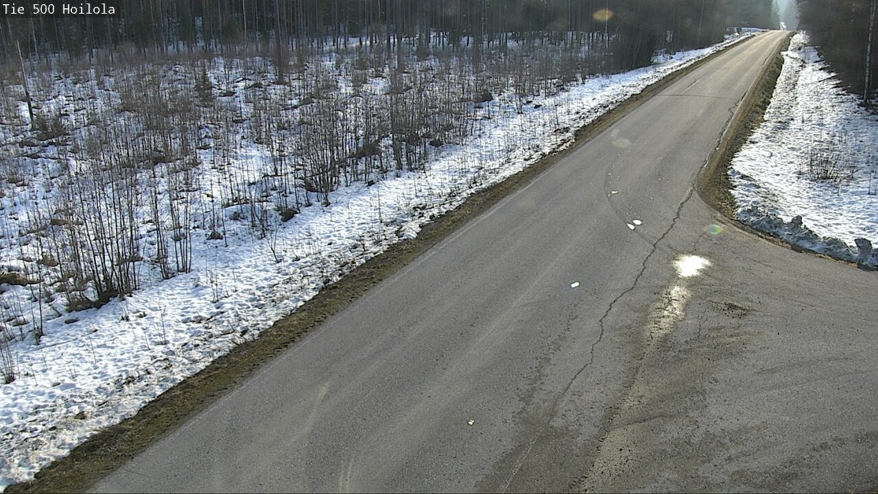 Weather Camera Image Väg 500 Joensuu, Hoilola, Joensuu, Pohjois-Karjala