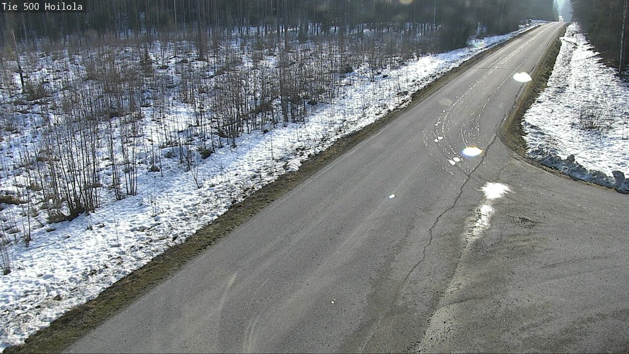 Weather Camera Image Väg 500 Joensuu, Hoilola, Joensuu, Pohjois-Karjala